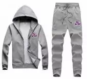 hommes survetement nike tracksuit outfit nt3957 gray